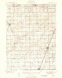 1949 Map of Peotone, IL