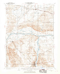 1933 Map of Menard County, IL, 1969 Print