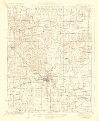 1926 Map of Pinckneyville