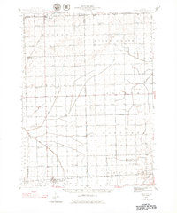1944 Map of Piper City, 1979 Print