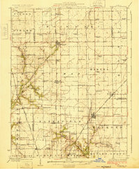 Download a high-resolution, GPS-compatible USGS topo map for Raymond, IL (1925 edition)
