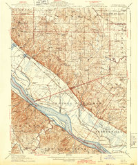 Download a high-resolution, GPS-compatible USGS topo map for Renault, IL (1943 edition)