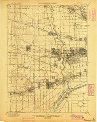 preview thumbnail of historical topo map of Riverside, IL in 1900