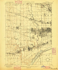 preview thumbnail of historical topo map of Riverside, IL in 1901