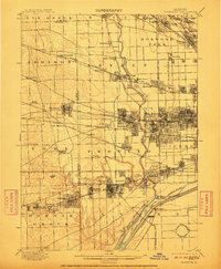 1901 Map of Riverside, 1911 Print