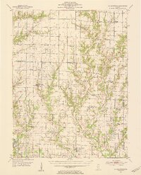 1953 Map of Sailor Springs, 1955 Print