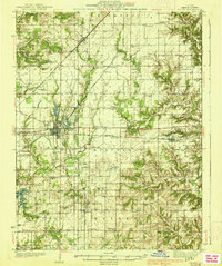 Download a high-resolution, GPS-compatible USGS topo map for Salem, IL (1938 edition)