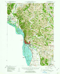 Download a high-resolution, GPS-compatible USGS topo map for Savanna, IL (1961 edition)