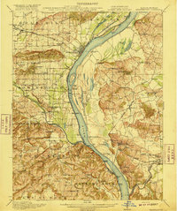 1916 Map of Shawneetown