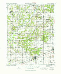 1941 Map of St. Elmo, 1970 Print
