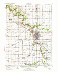 Download a high-resolution, GPS-compatible USGS topo map for Streator, IL (1973 edition)