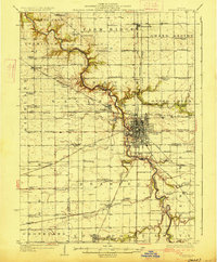 Download a high-resolution, GPS-compatible USGS topo map for Streator, IL (1927 edition)