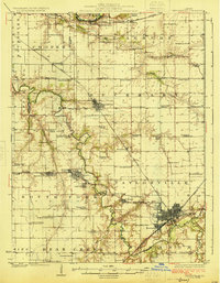 Download a high-resolution, GPS-compatible USGS topo map for Taylorville, IL (1925 edition)
