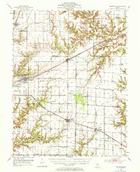 Download a high-resolution, GPS-compatible USGS topo map for Teutopolis, IL (1972 edition)