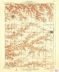 Download a high-resolution, GPS-compatible USGS topo map for Virginia, IL (1936 edition)