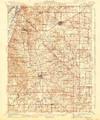1913 Map of Waterloo, 1941 Print