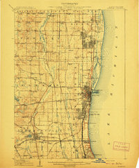 1908 Map of Waukegan