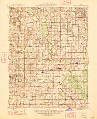 1947 Map of Wayne City
