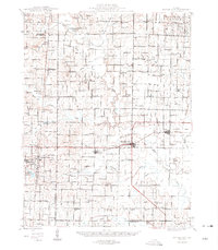 1947 Map of Wayne City