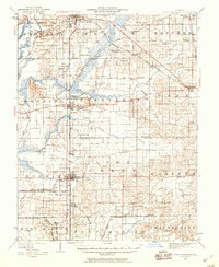 1941 Map of West Frankfort, 1959 Print