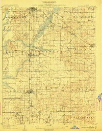 1909 Map of West Frankfort
