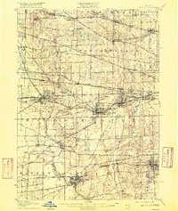 1908 Map of Addison, IL, 1916 Print