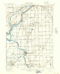 1918 Map of Wilmington, IL, 1937 Print