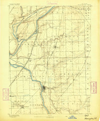 Download a high-resolution, GPS-compatible USGS topo map for Wilmington, IL (1892 edition)