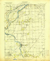 1918 Map of Kankakee County, IL