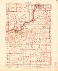 1925 Map of Yorkville, 1944 Print