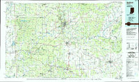 Download a high-resolution, GPS-compatible USGS topo map for Bedford, IN (1986 edition)