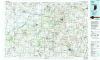 Download a high-resolution, GPS-compatible USGS topo map for Knox, IN (1994 edition)