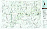 1985 Map of Americus, IN