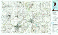 Download a high-resolution, GPS-compatible USGS topo map for Muncie, IN (1993 edition)