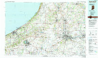 Download a high-resolution, GPS-compatible USGS topo map for South Bend, IN (1991 edition)