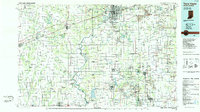 preview thumbnail of historical topo map of Terre Haute, IN in 1986
