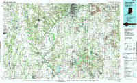 preview thumbnail of historical topo map of Terre Haute, IN in 1986