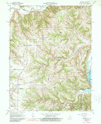 preview thumbnail of historical topo map of Ohio County, IN in 1965