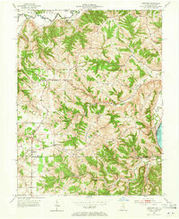 preview thumbnail of historical topo map of Ohio County, IN in 1953