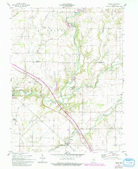 Download a high-resolution, GPS-compatible USGS topo map for Adams, IN (1993 edition)