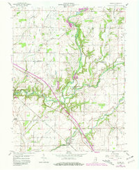 Download a high-resolution, GPS-compatible USGS topo map for Adams, IN (1981 edition)
