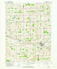 Download a high-resolution, GPS-compatible USGS topo map for Akron, IN (1964 edition)