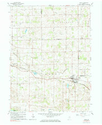 Download a high-resolution, GPS-compatible USGS topo map for Akron, IN (1984 edition)
