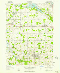 Download a high-resolution, GPS-compatible USGS topo map for Albion, IN (1958 edition)