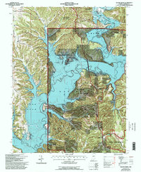Download a high-resolution, GPS-compatible USGS topo map for Allens Creek, IN (1996 edition)