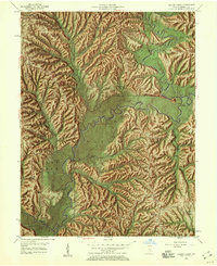 Download a high-resolution, GPS-compatible USGS topo map for Allens Creek, IN (1959 edition)