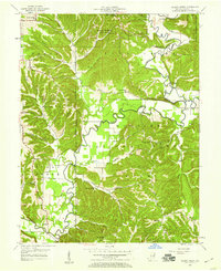 Download a high-resolution, GPS-compatible USGS topo map for Allens Creek, IN (1959 edition)