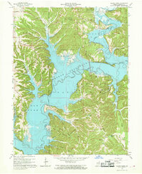 preview thumbnail of historical topo map of Monroe County, IN in 1966