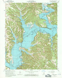 Download a high-resolution, GPS-compatible USGS topo map for Allens Creek, IN (1971 edition)