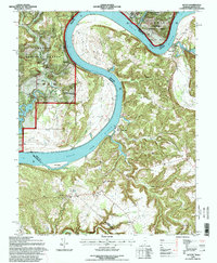 Download a high-resolution, GPS-compatible USGS topo map for Alton, IN (1998 edition)
